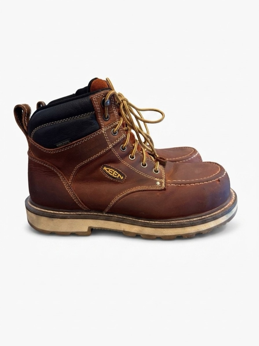 Keen Utility Men's Leather Cincinnati Carbon Toe Work Boots Size 10.5